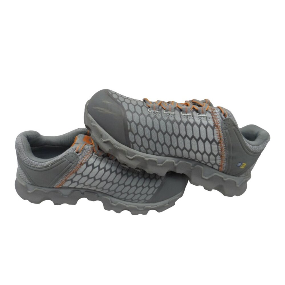 Timberland PRO Women's Powertrain Sport Alloy-Toe Work Shoe A1GVR Grey/Pink 8.5M - Picture 6 of 8